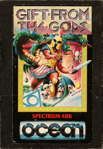 Gift from the Gods box art for ZX Spectrum